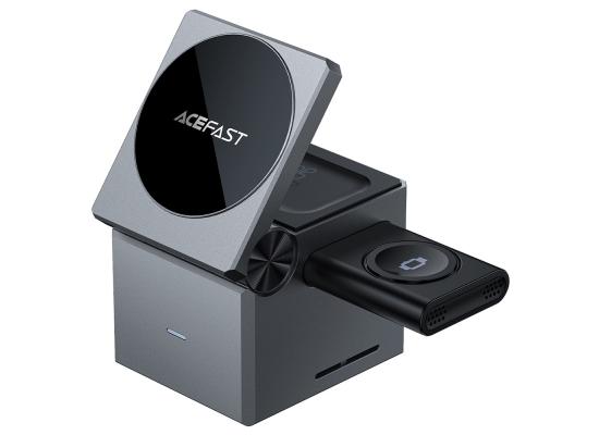 ACEFAST E18 3-in-1 Desktop Wireless Charging Station for Phone / Smart Watch / Earbuds